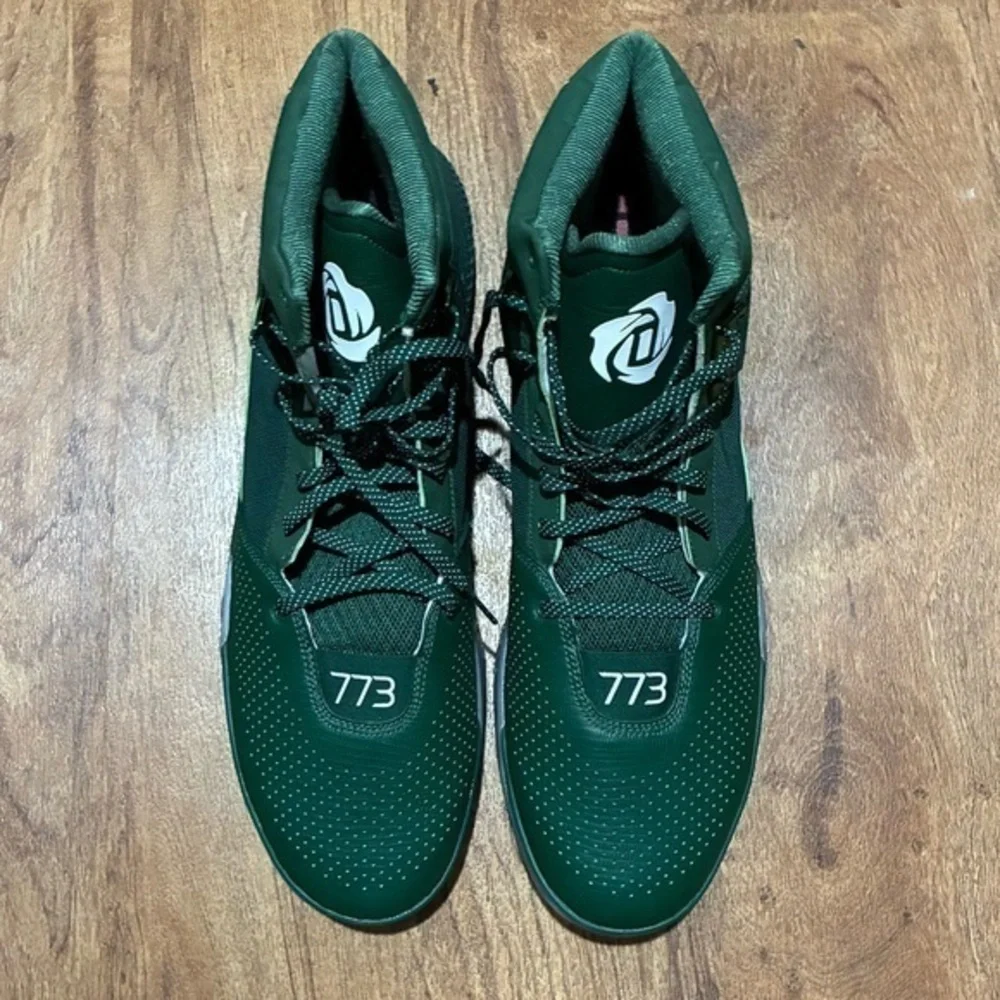 Adidas Derrick Rose Men's Green 773 Basketball Shoes 2015, 20 US